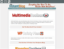 Tablet Screenshot of myinstantblog.com